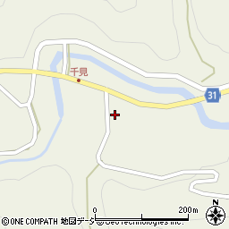 長野県大町市美麻千見28751周辺の地図