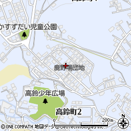 茨城県日立市高鈴町周辺の地図