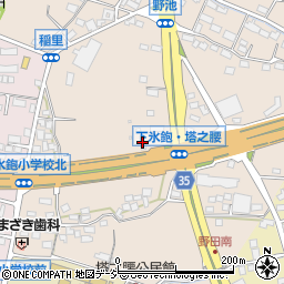 ａｐｏｌｌｏｓｔａｔｉｏｎセルフ長野南バイパスＳＳ周辺の地図