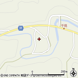 長野県大町市美麻千見26037周辺の地図