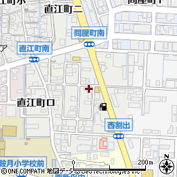〒920-8216 石川県金沢市直江町の地図