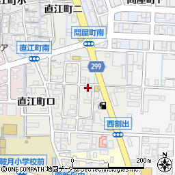 石川県金沢市直江町（イ）周辺の地図
