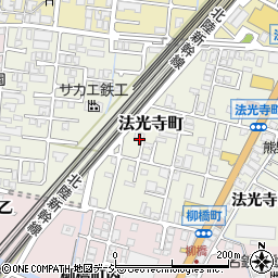 石川県金沢市法光寺町周辺の地図