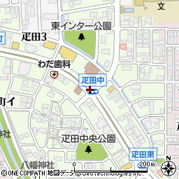 疋田中周辺の地図