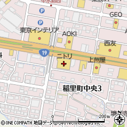 ニトリ長野南店周辺の地図