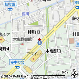 ワークマン金沢桂町店周辺の地図