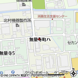 石川県金沢市無量寺町ハ周辺の地図