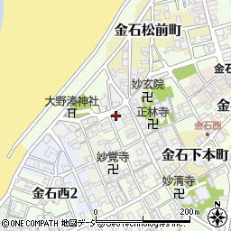 石川県金沢市金石西周辺の地図