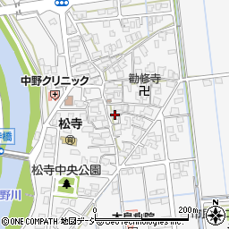 石川県金沢市松寺町丑198周辺の地図