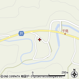 長野県大町市美麻千見26040-11周辺の地図