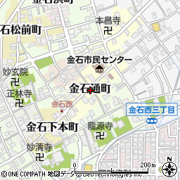 石川県金沢市金石通町周辺の地図
