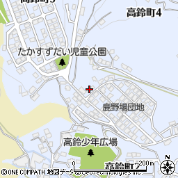 鹿の場ハイツ周辺の地図