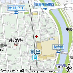 石川県金沢市諸江町下丁386-4周辺の地図