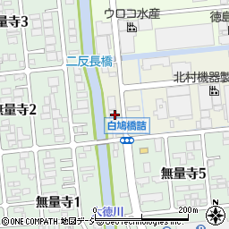 石川県金沢市無量寺町ホ周辺の地図