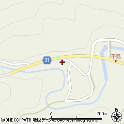 長野県大町市美麻千見26042周辺の地図