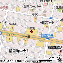 西友南長野店周辺の地図
