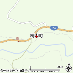 石川県金沢市桐山町周辺の地図