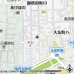 石川県金沢市御供田町イ5-1周辺の地図