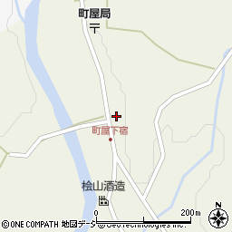 茨城県常陸太田市町屋町周辺の地図