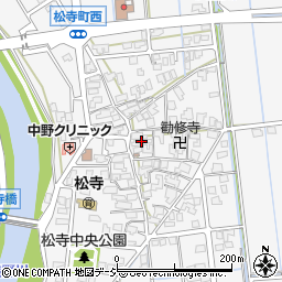 石川県金沢市松寺町丑周辺の地図