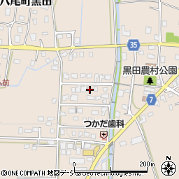 富山県富山市八尾町黒田28周辺の地図