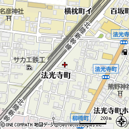 石川県金沢市法光寺町128周辺の地図