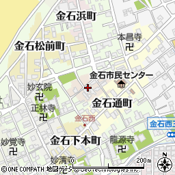石川県金沢市金石上浜町周辺の地図
