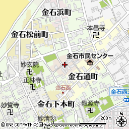 石川県金沢市金石上浜町周辺の地図