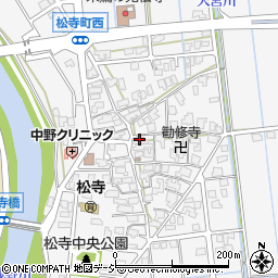 石川県金沢市松寺町丑190周辺の地図