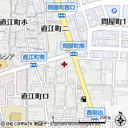 セブンイレブン金沢直江町店周辺の地図