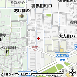 石川県金沢市御供田町イ4周辺の地図