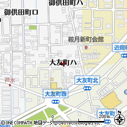 石川県金沢市大友町ハの地図 住所一覧検索 地図マピオン