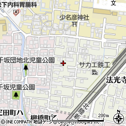 石川県金沢市法光寺町21周辺の地図