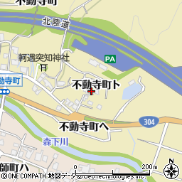 石川県金沢市不動寺町ト周辺の地図