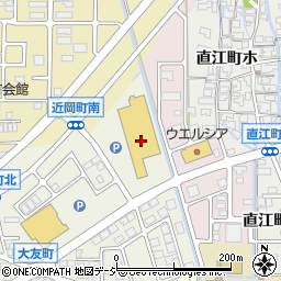 コメリホームセンター　金沢大友リフォームカウンター周辺の地図