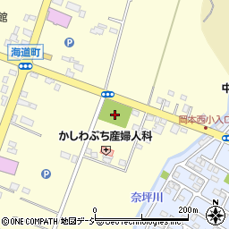 海道町児童公園周辺の地図
