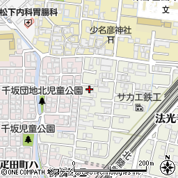 石川県金沢市法光寺町17周辺の地図