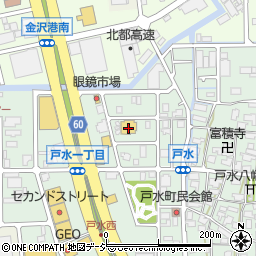 梅の花 金沢店周辺の地図