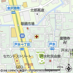 梅の花金沢店周辺の地図