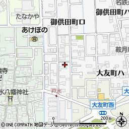 石川県金沢市御供田町イ1周辺の地図