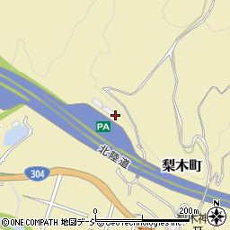 石川県金沢市梨木町ハ199-4周辺の地図