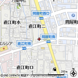 石川県金沢市直江町ニ204周辺の地図