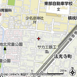 石川県金沢市法光寺町55周辺の地図