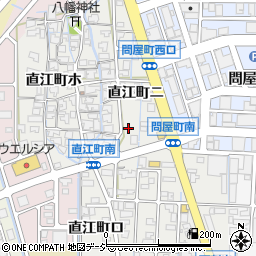 石川県金沢市直江町ニ2周辺の地図