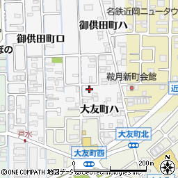 石川県金沢市御供田町ハ1-26周辺の地図