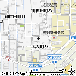 石川県金沢市御供田町ハ1-28周辺の地図