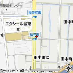 石川県金沢市田中町る周辺の地図