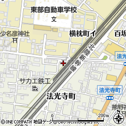 石川県金沢市法光寺町98周辺の地図