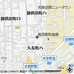 石川県金沢市御供田町ハ50-4周辺の地図