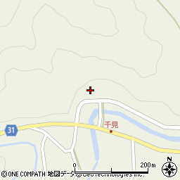長野県大町市美麻千見25986周辺の地図